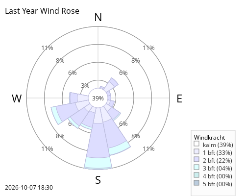 Windrose for year